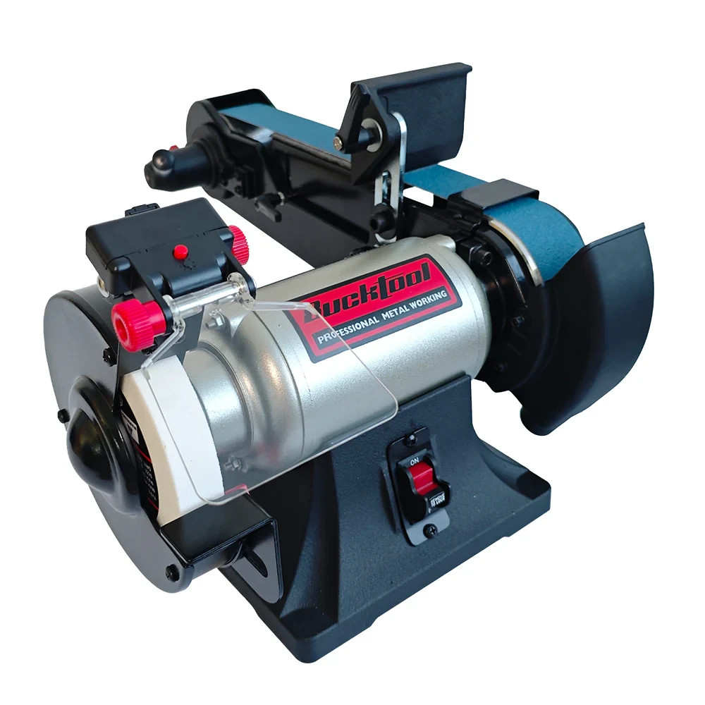 Bucktool Combo 2" x 42" Belt Sander 6" Bench Grinder, Knife Sharpener
