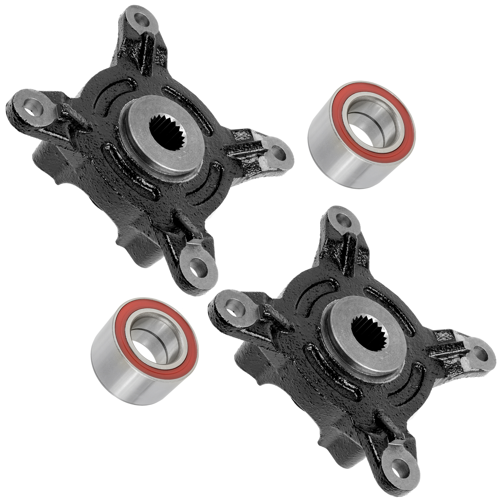 Front Left And Right Wheel Hub W/ Bearing for Polaris Ranger Ev 2010 2011-2016