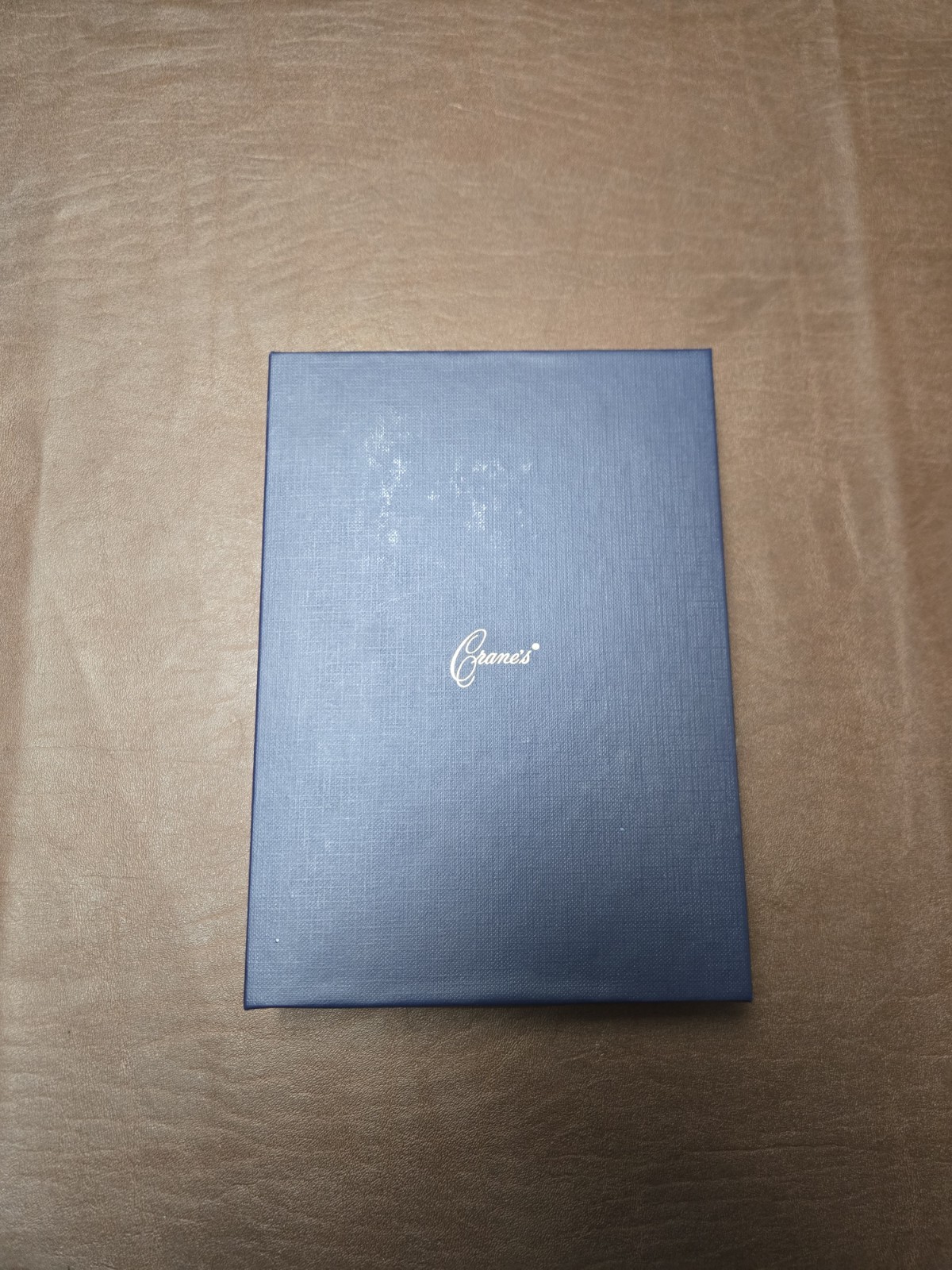 Crane's stationery classic design with a white ribbon bow & cards. Sealed In Box