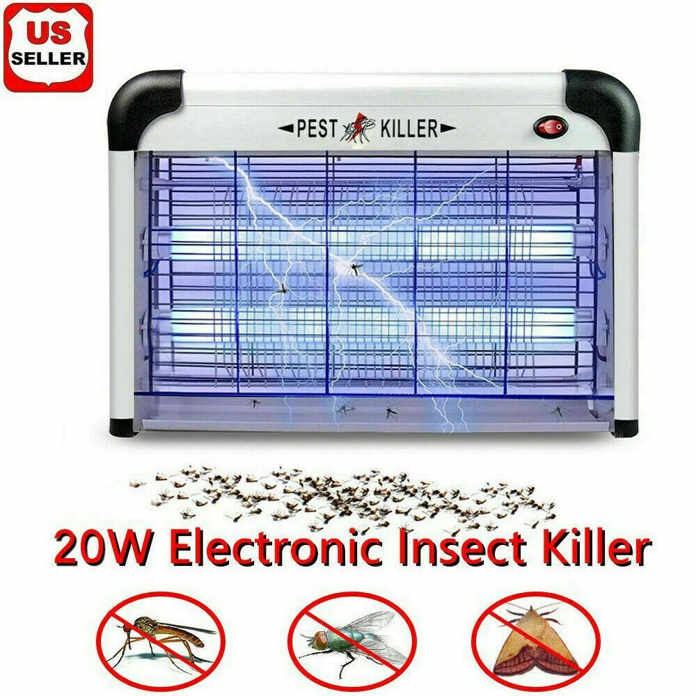 Lamp Insect Killer Mosquito Zapper Bug Pest Fly Trap Electric Indoor Light Lawn