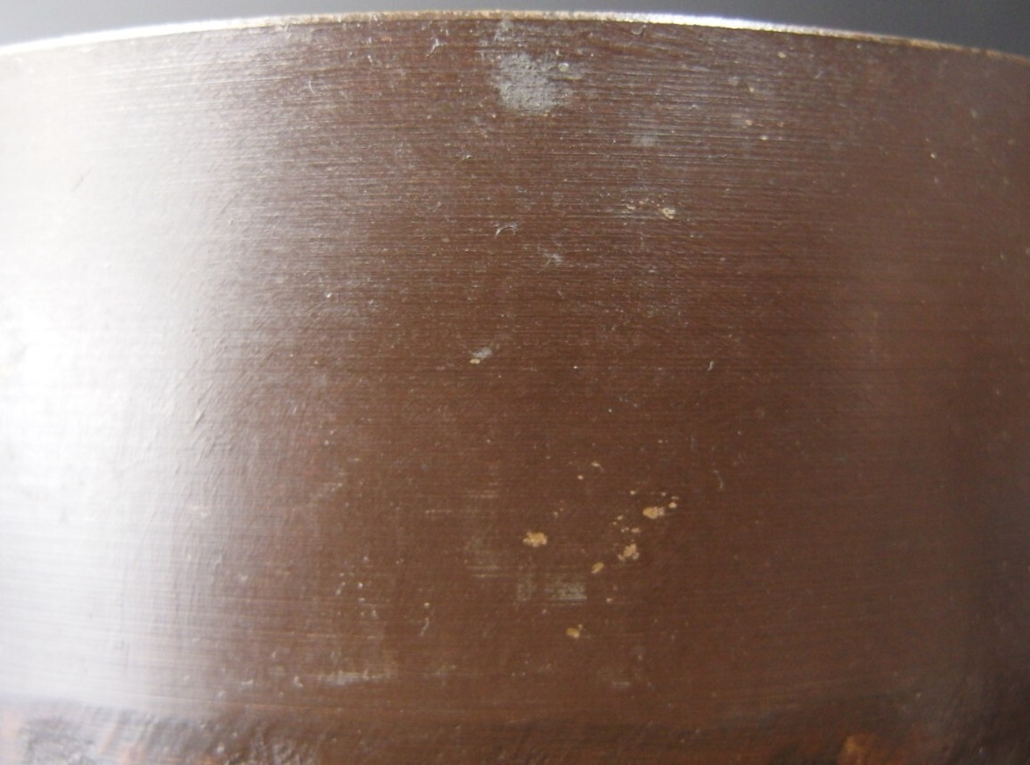 or2575 JAPANESE BUDDHIST SINGING BOWL ORIN GONG 18.1 cm / 7.1 inch Width Used