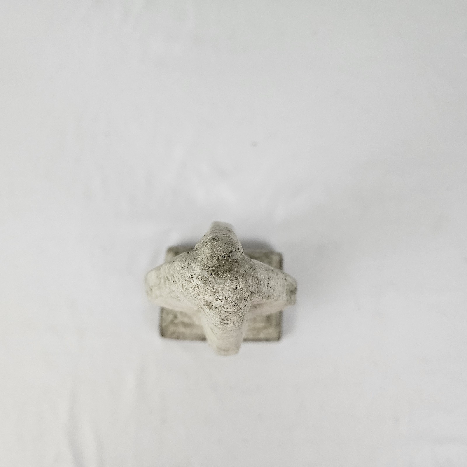 Vintage Concrete Garden Spear Finial Statue Obelisk Decor