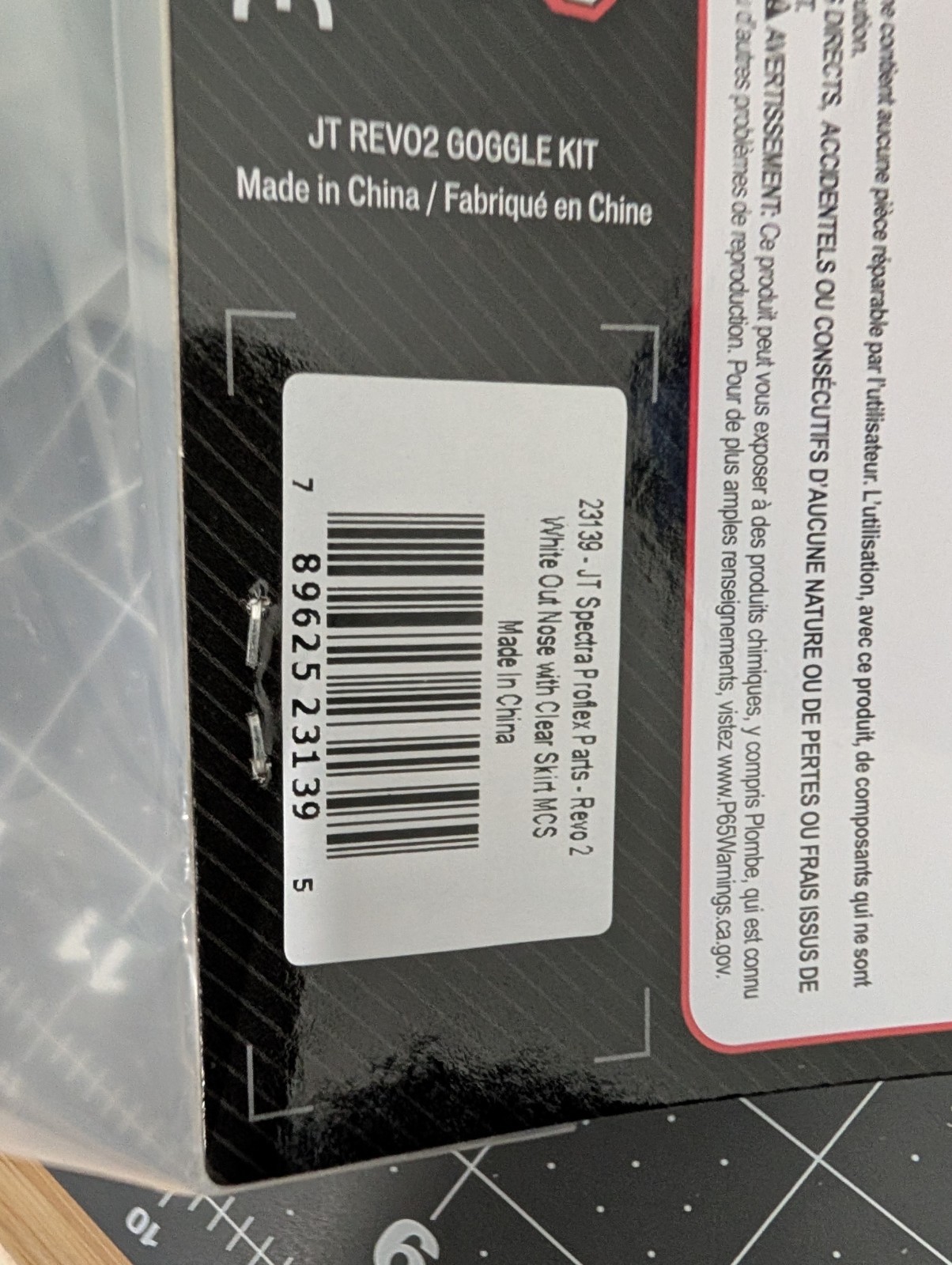 New JT Proflex REVO2 Whiteout Clear/White Revo 2.0 Lowers/Ears Committed