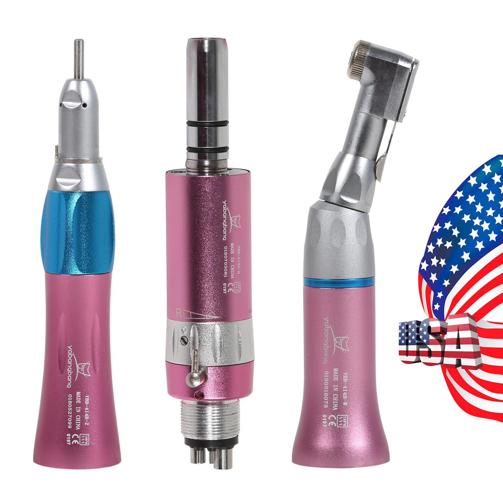 Dental low slow speed straight handpiece/ contra angle/ air motor 2/4 NSK E-type