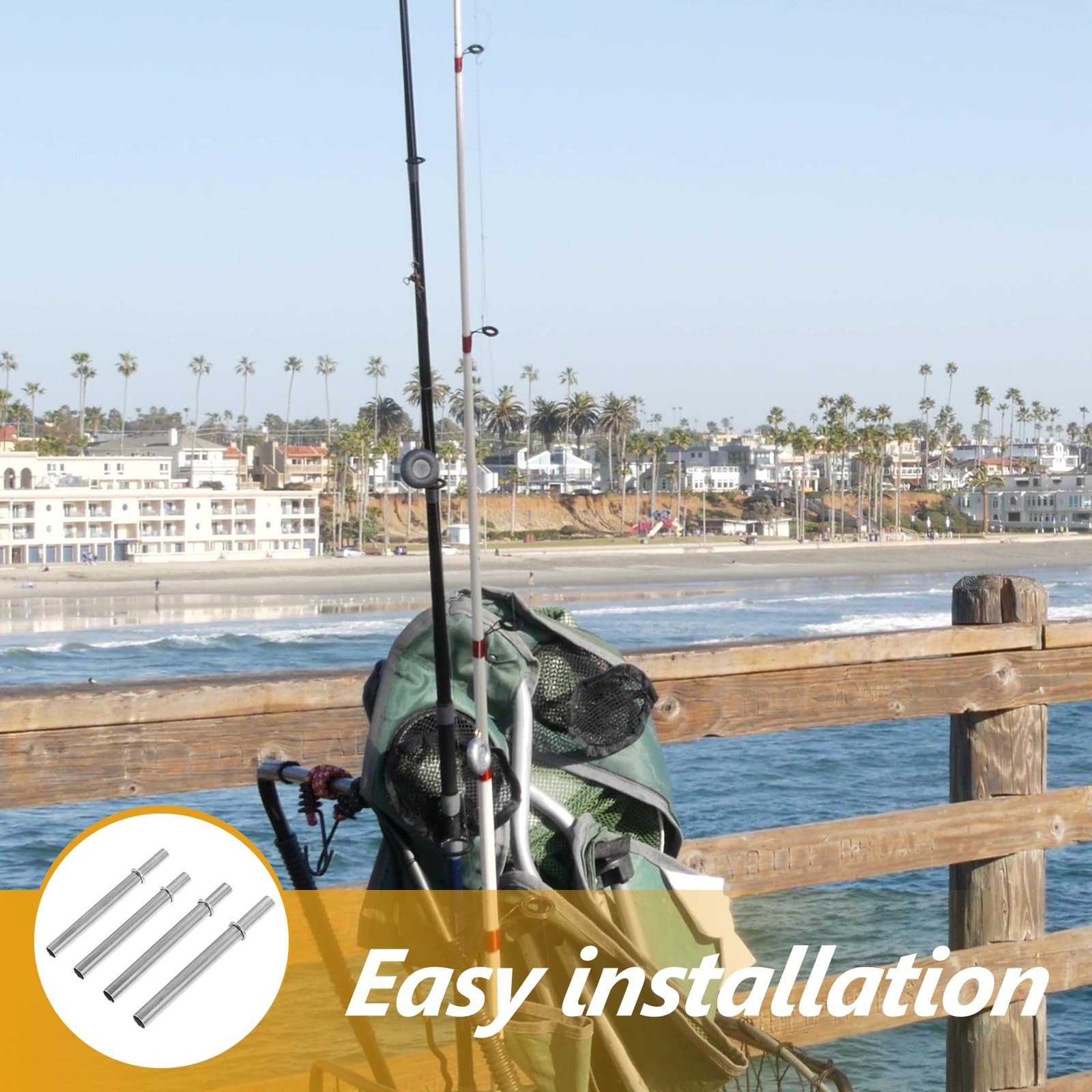 Milisten Fishing Rod Ferrule Connector Tube 2.95 7.50X0.50X0.50CM, As Shown