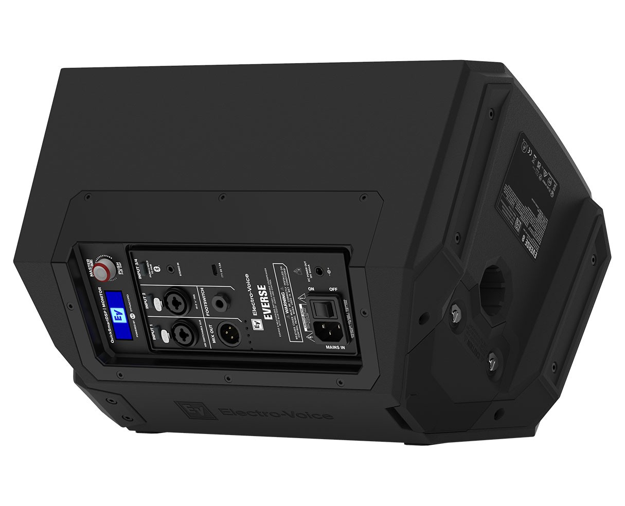 EV Electro-Voice EVERSE8 Black 8" Battery Powered Active Bluetooth Speaker