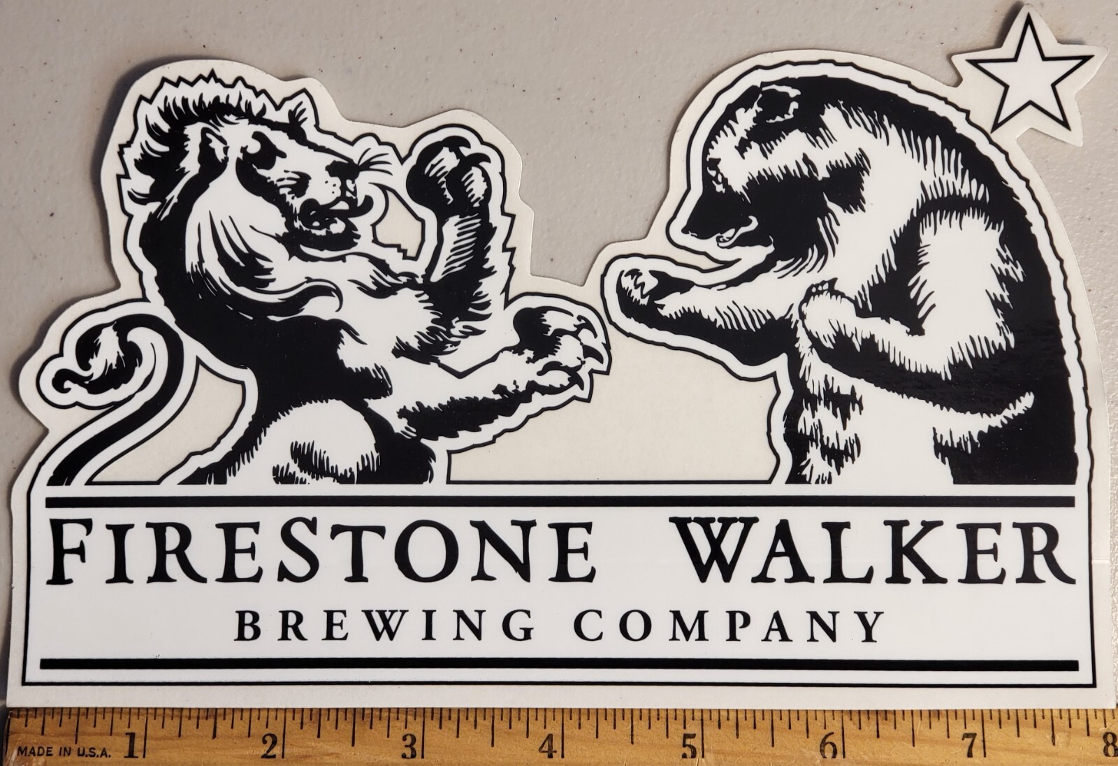 Firestone Walker Brewing Company Logo Craft Beer Sticker Decal Brewery 5 X 8 New