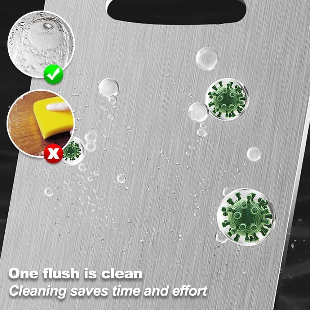 Titanium Cutting Board Set of 3, 100% Pure Titanium Cutting Boards for Kitchen,