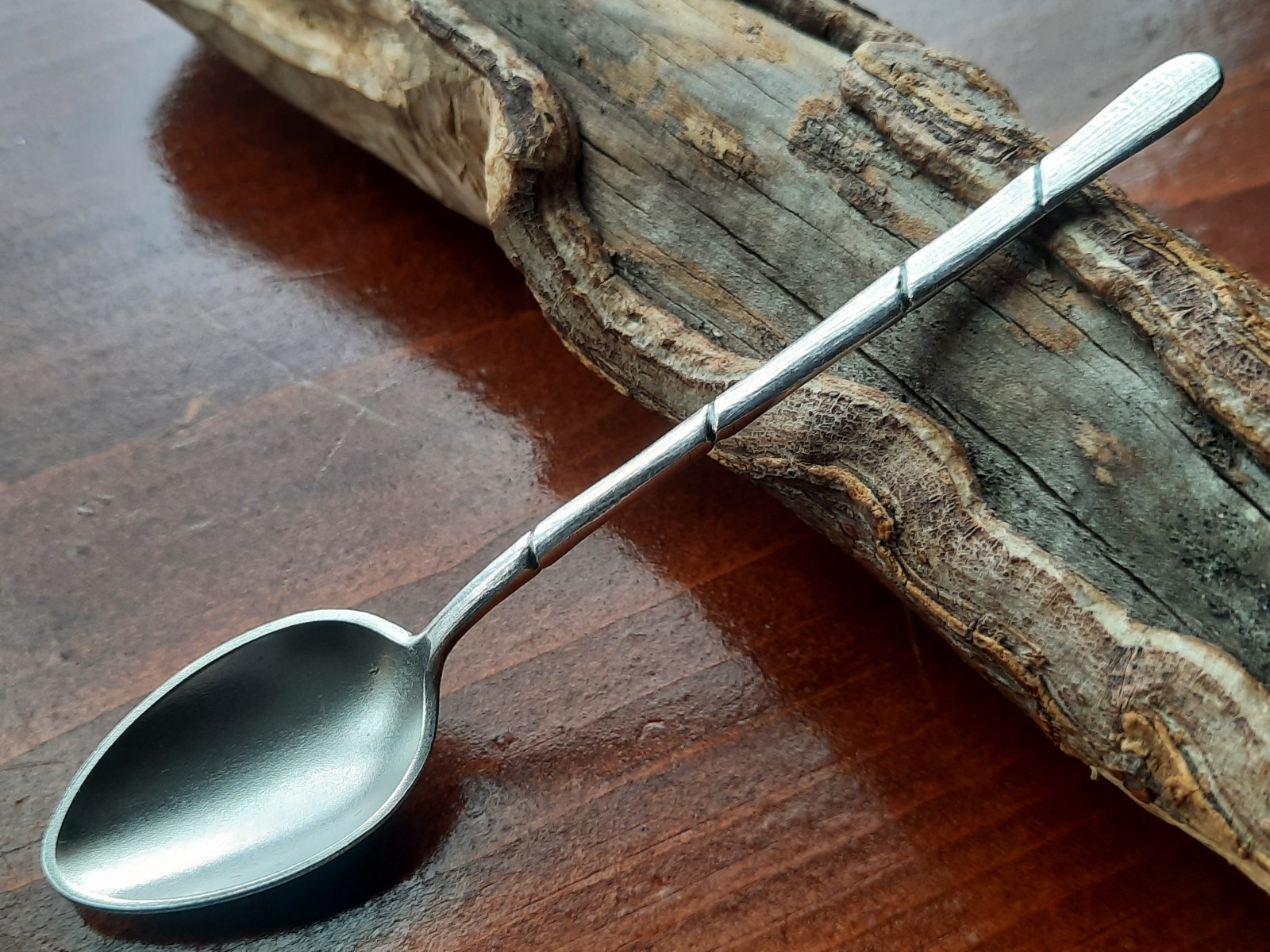 Sterling Silver Gorham Bamboo Demitasse Spoon 1885 Boars Head Date Code