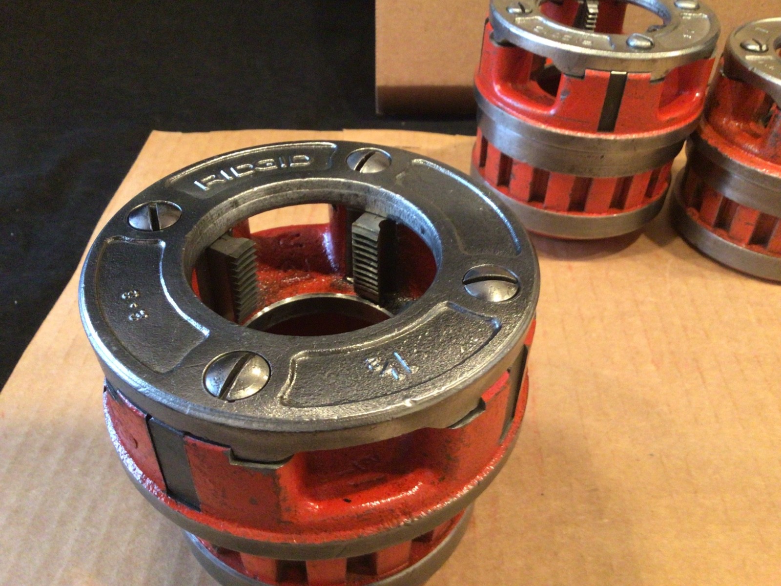 RIDGID 12 R PIPE THREADING DIE SET 1/2"-2", 6 Die Heads, FITS RIDGID 700 12R