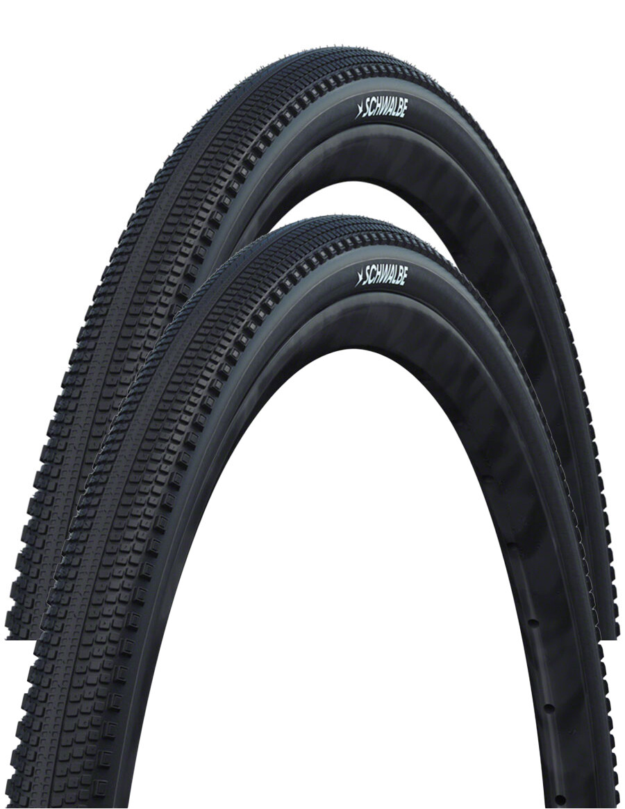 Pack of 2 Schwalbe G-One Comp Tire - 700 x 45, Clincher, Wire, Black, Active