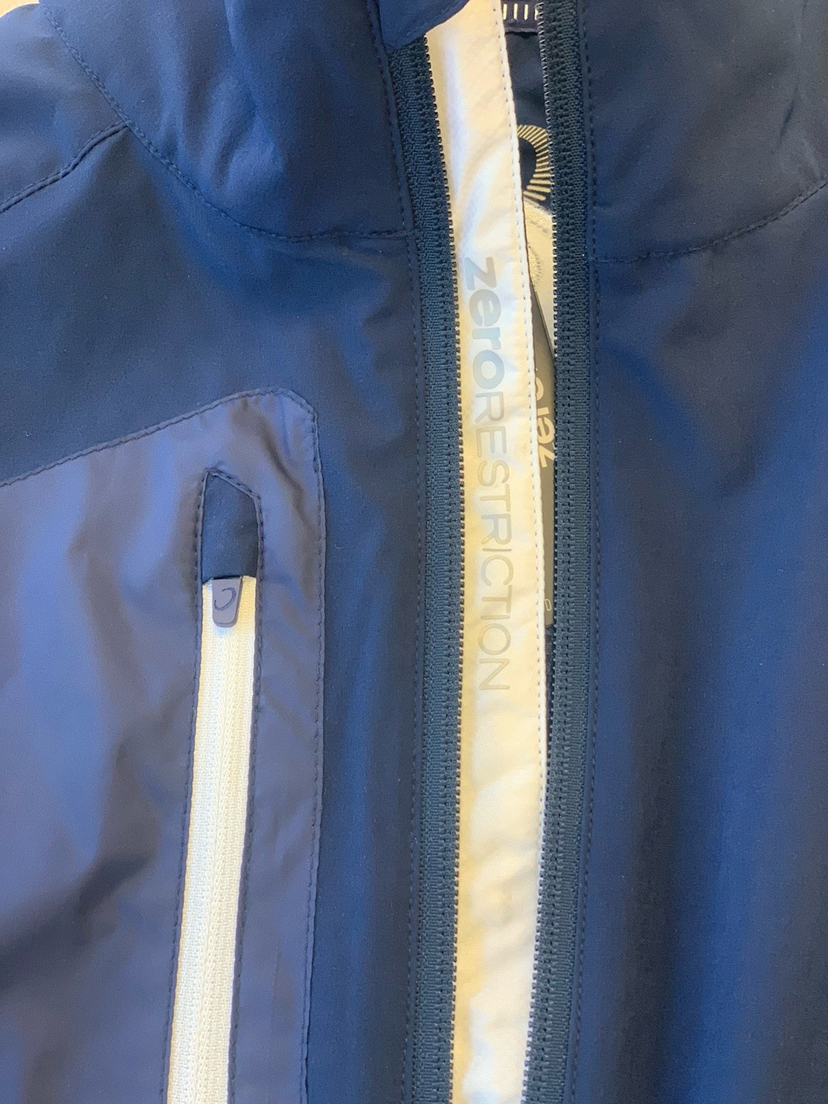 Zero Restriction Z700 Navy Blue Full Zip Golf Vest Size Small/S NEW