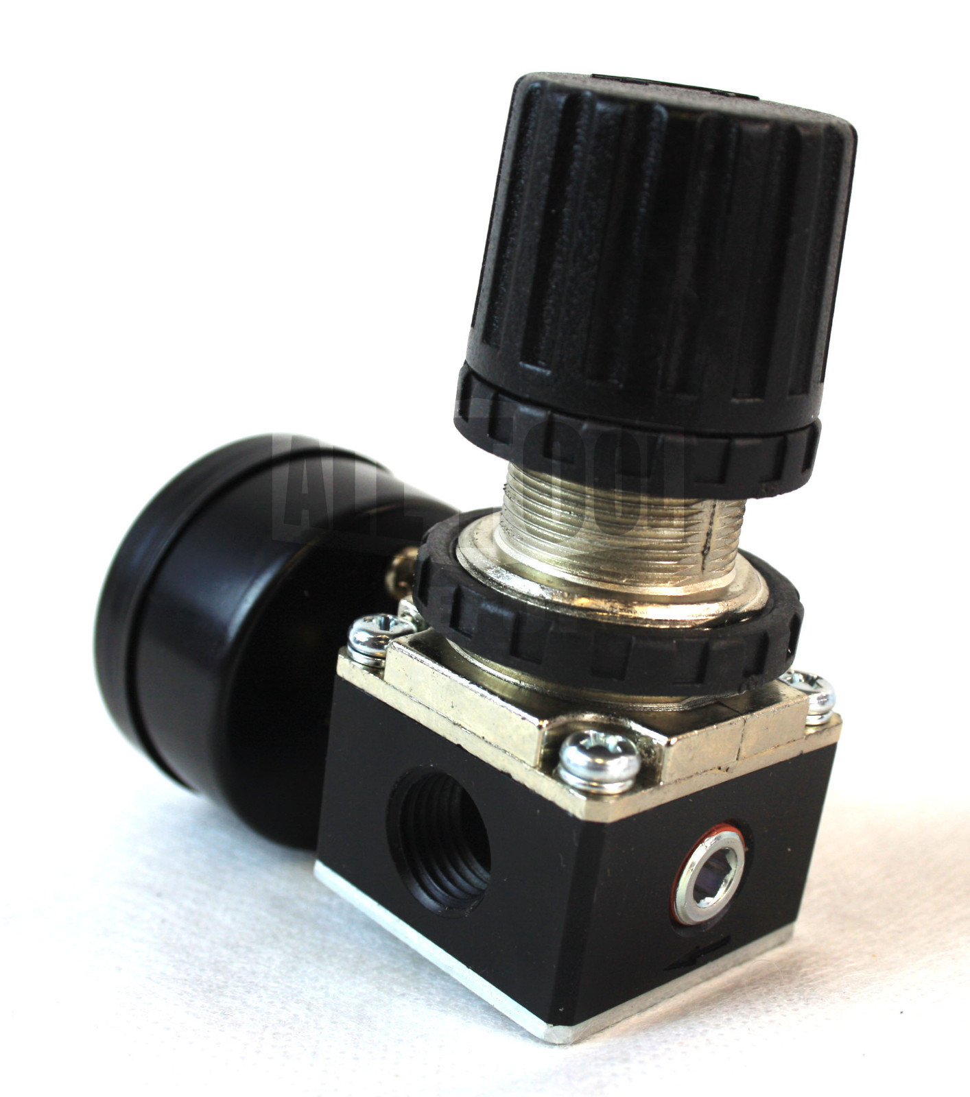 New 1/4" MINI REGULATOR W/ GAUGE FOR COMPRESSOR COMPRESSED AIR PRESSURE