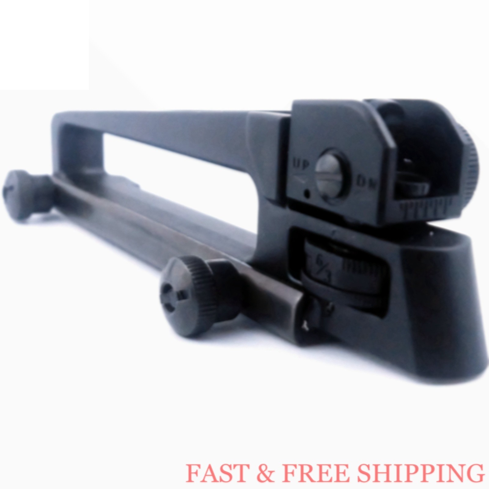 Aluminium Alloy Carry Handle w/ Rear Sight Picatinny Weaver Rail Mount Metal