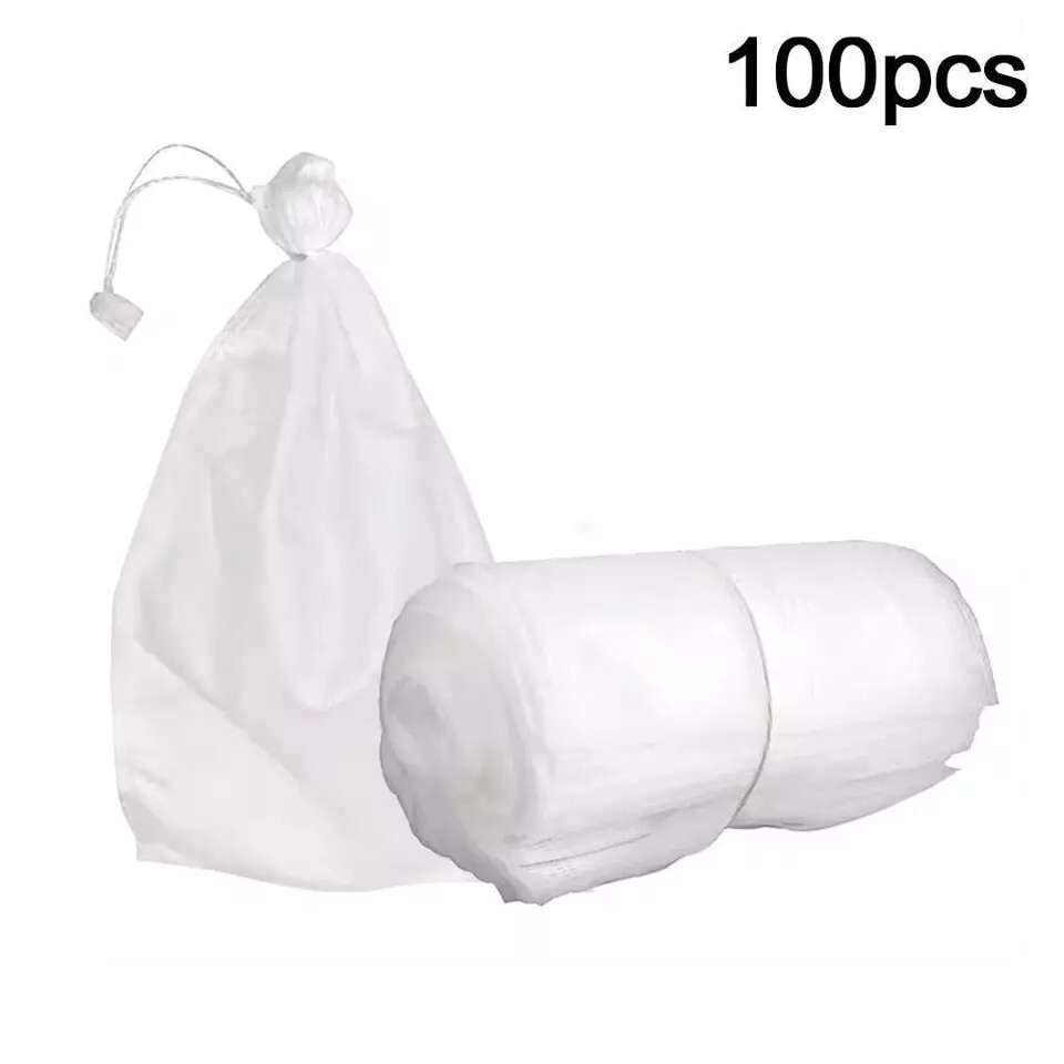 100PCS Garden Plant Fruit Vege Protect Drawstring Bags Against Insect Pest Bird