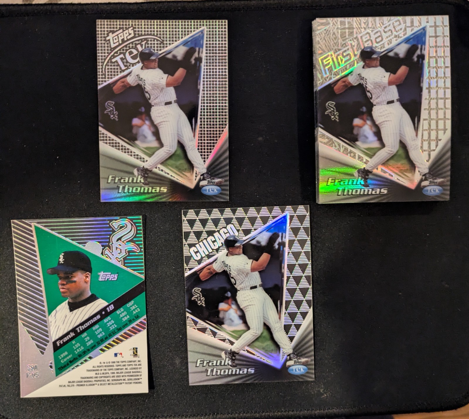 1999 TOPPS TEK FRANK THOMAS CHICAGO WHITE SOX 39A YOU PICK