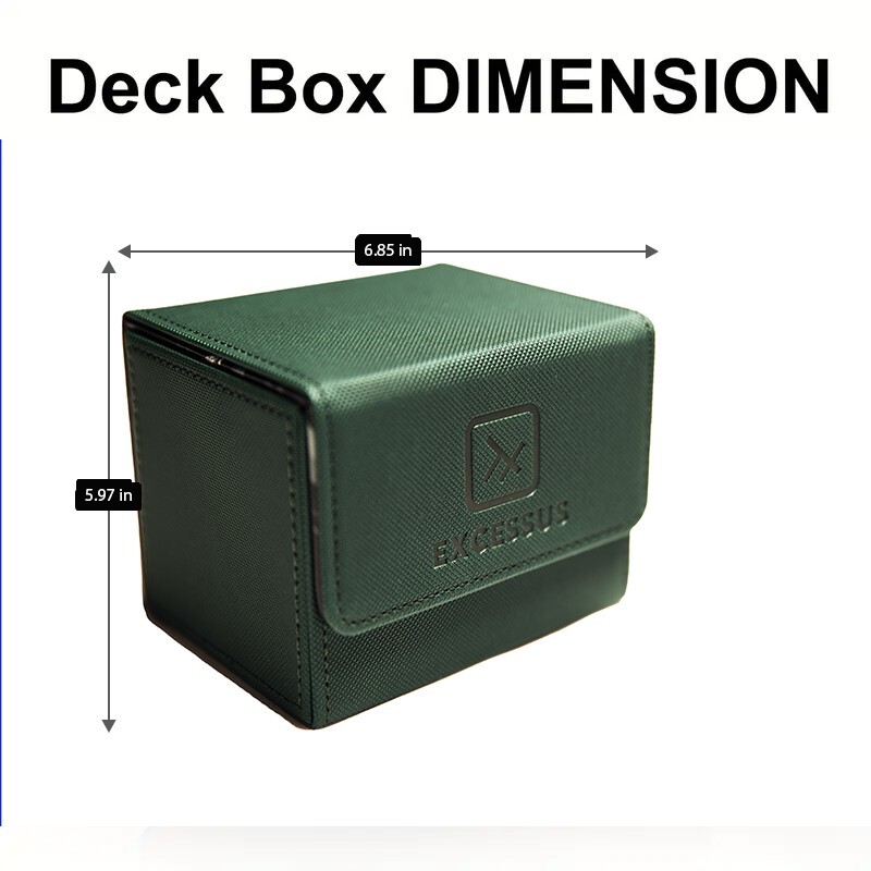 Card Deck Box Fit for MTG Deck Box with Black Card Dividers, 4 Pack COMBO