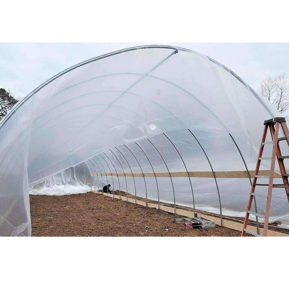 Greenhouse Plastic 6 mil Clear 5 Year Poly Film 13-30ft Width x Various Length