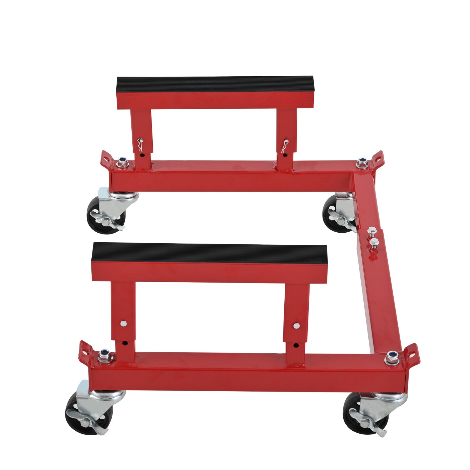 ATV Motorcycle Engine Cradle Dolly, Motorcycle Dolly, Engine Stand ,Red