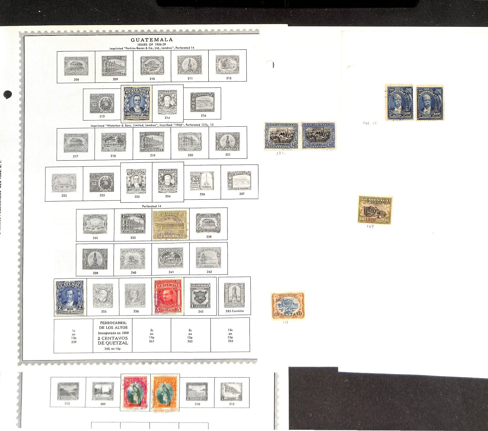 Guatemala Stamp Collection on 40 Minkus Pages, 1871-1991 (BJ)