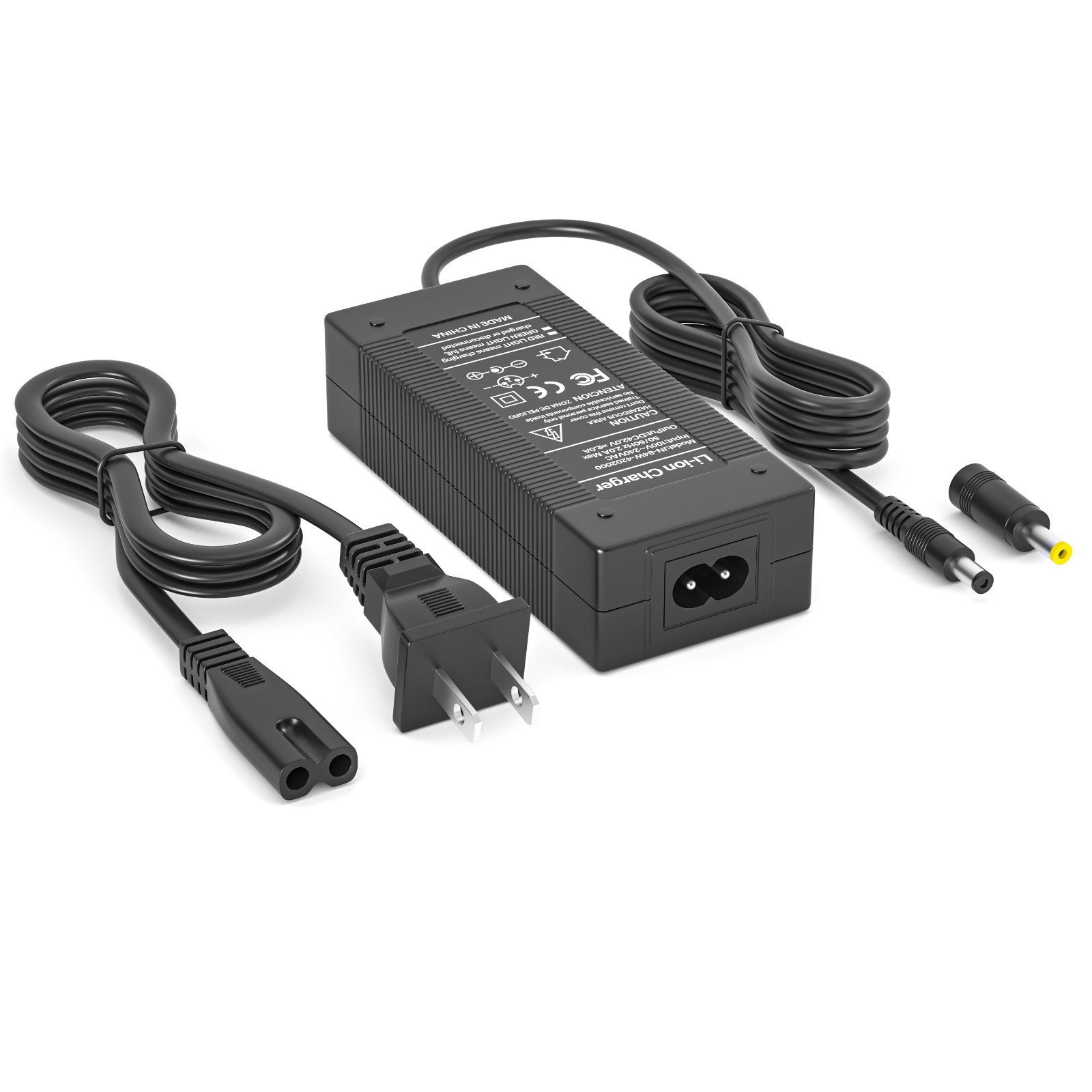 42V 2A Charger for GoTrax GXL V2, Apex, XR Ultra with 36V Lithium Battery
