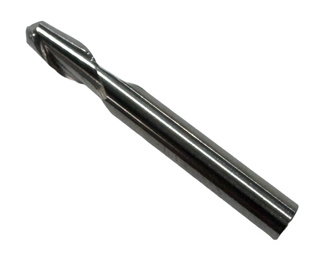 1/4" Carbide Ball End Mill 2 Flute Stub Length USA Made