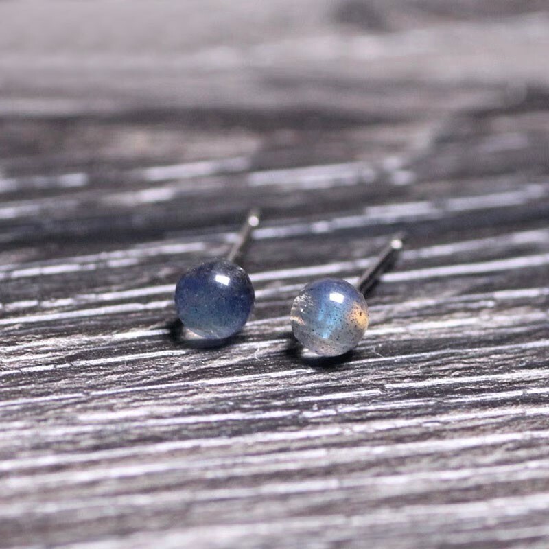 Natural Moonstone Simple and Delicate Earrings for Women Healing Crystal Jewelry