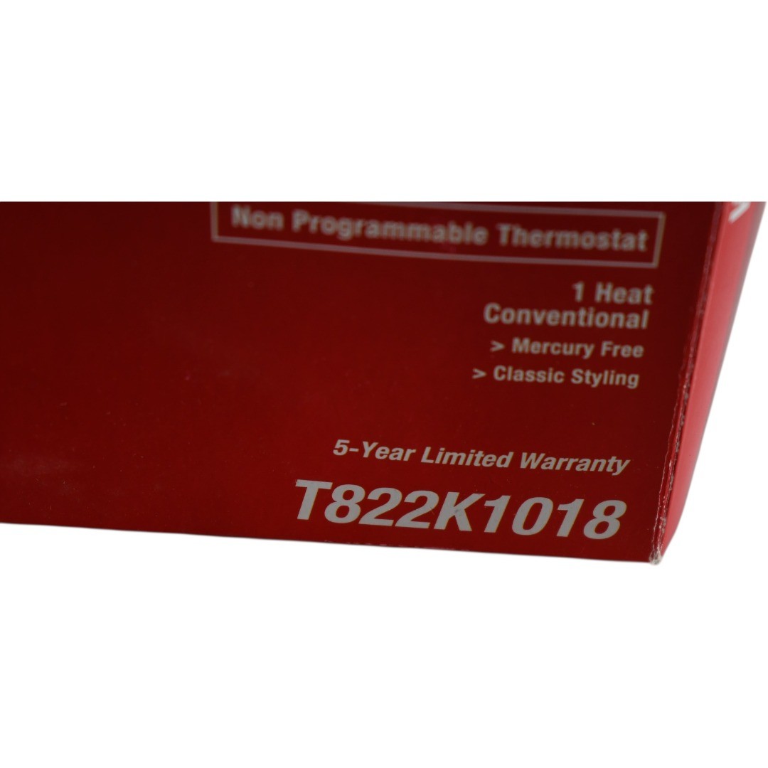NEW Honeywell Home T822K1018 Econostat Heat Only Mechanical Thermostat 24V