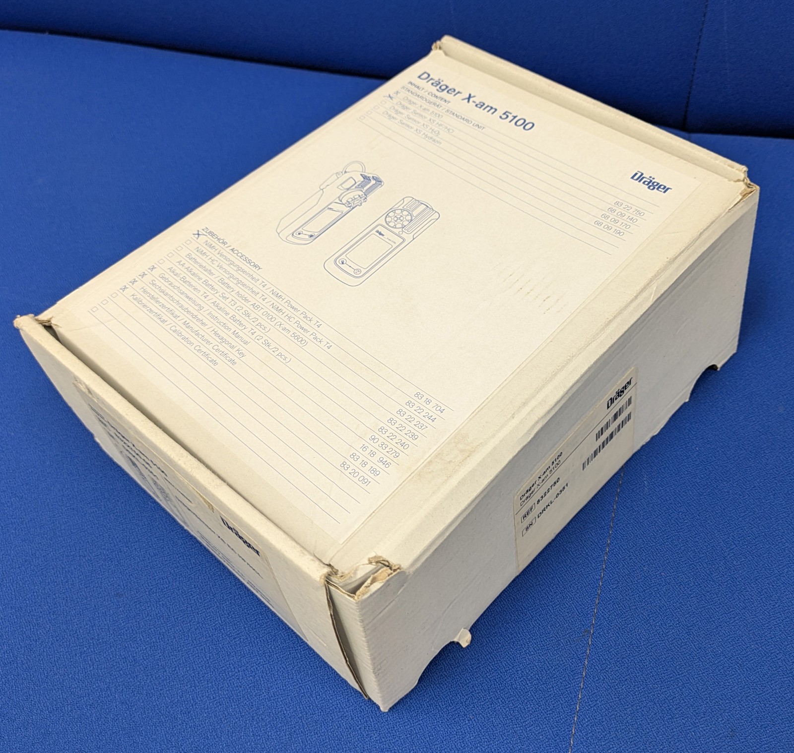 Dräger Sensor X-am 5100 Portable Gas Detector