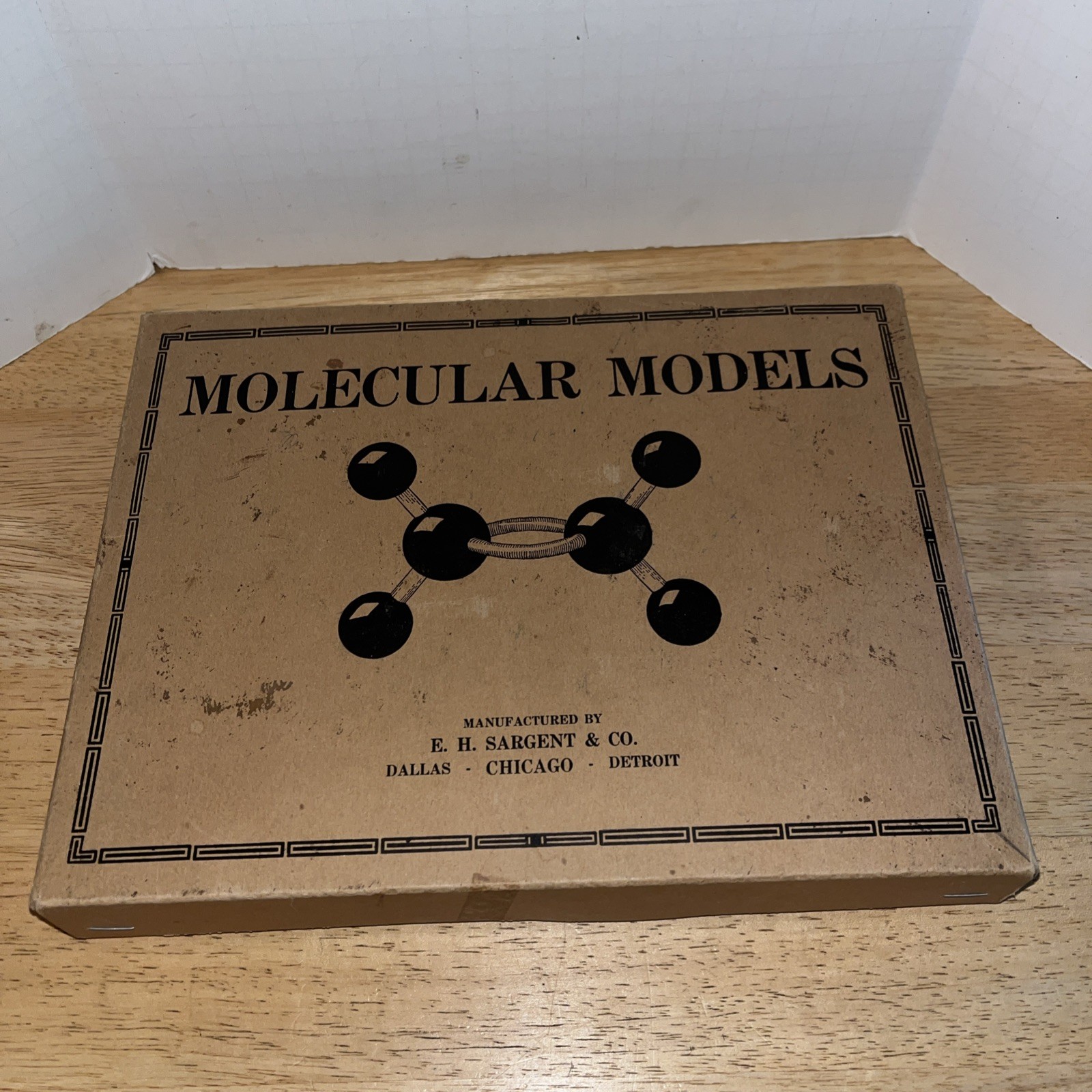 Vintage 1920s E. H. SARGENT & Co. MOLECULAR MODEL Sets S-61815 Science