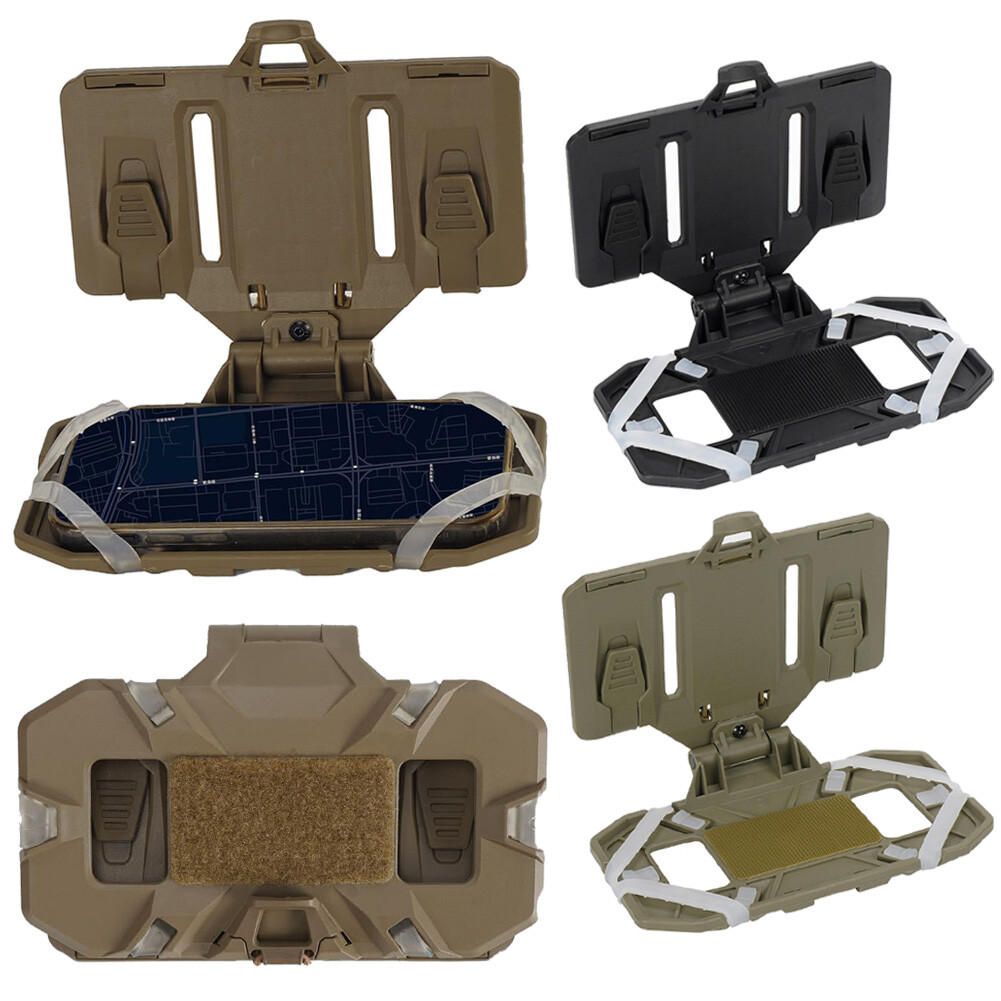 Tactical Vest Phone Holder Foldable Cell Phone Molle Carrier Board Molle Mount