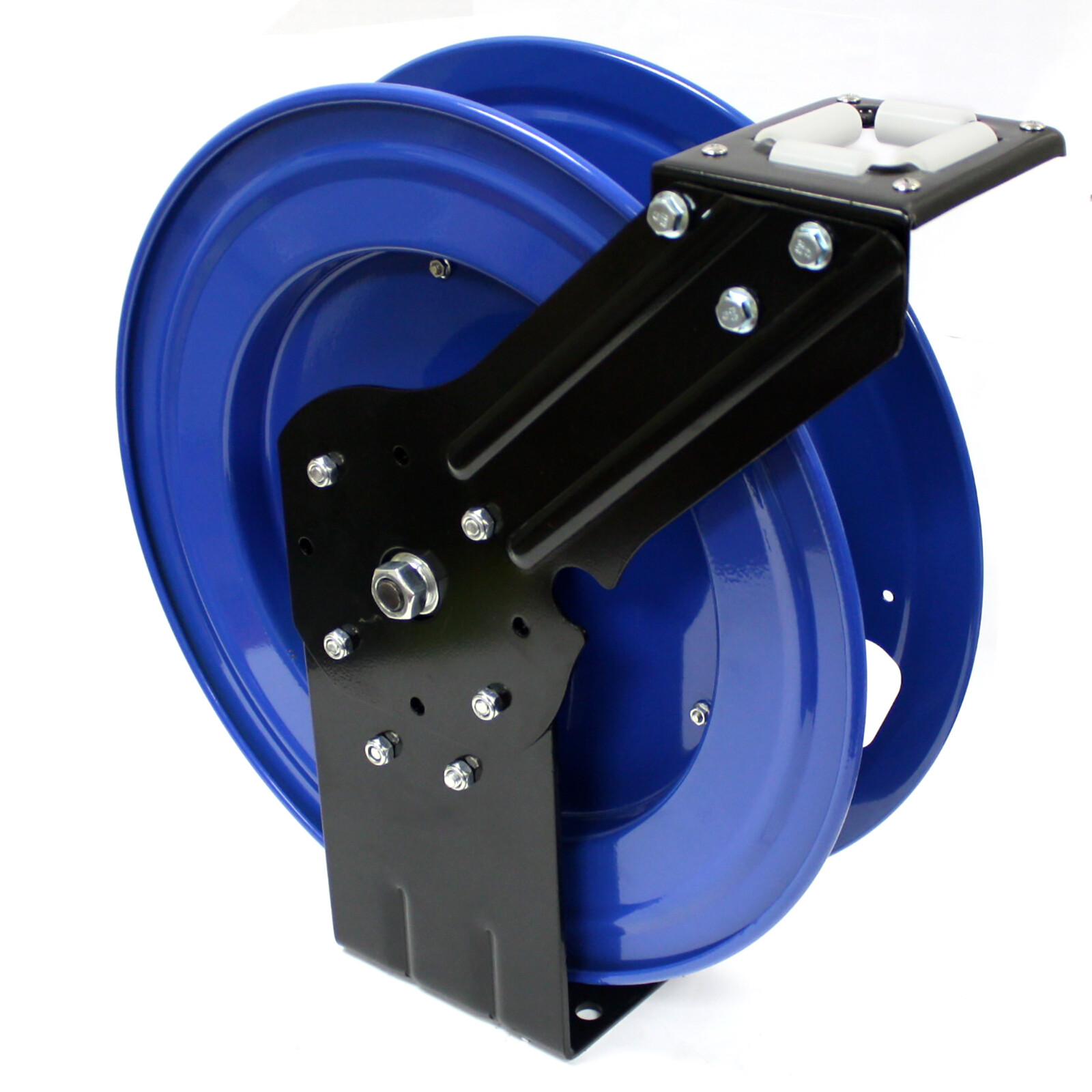 Spring-Rewind Retractable Twin Hose Reel for 50ft Oxygen Acetylene Welding Hoses