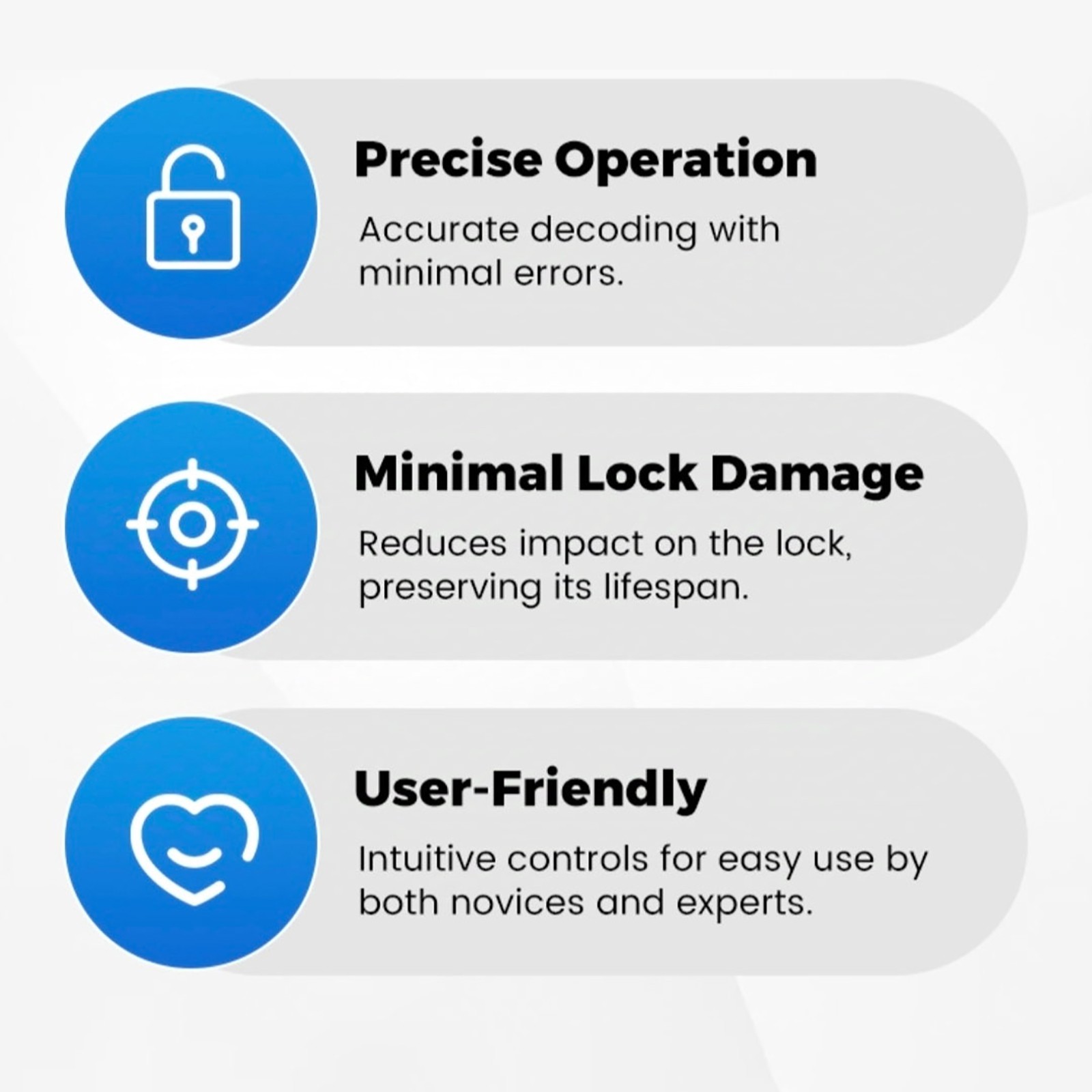 Precision-Hand-Grav-2in1-Pick-Tools 304-Stainless-Steel-Key-Decoder-Model-KW1