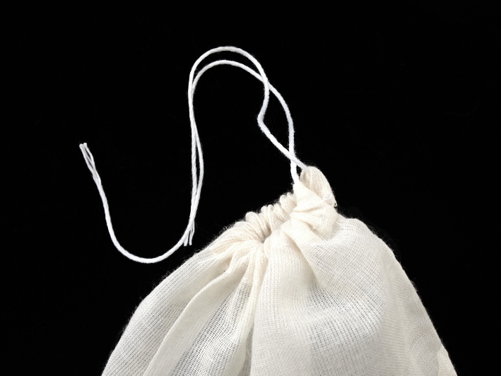 100/1000/5000 Natural Cotton Muslin Drawstring Bags Bath Soap 3X4