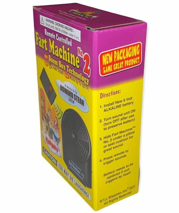 Fart Machine No. 2 - Wireless Remote Controlled ~ 2025 Newest Improved Model