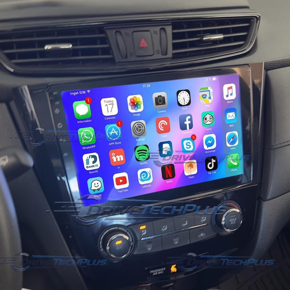 10" Para Nissan Rogue X-Trail Qashqai 2014-2019 Carplay Radio de coche estéreo