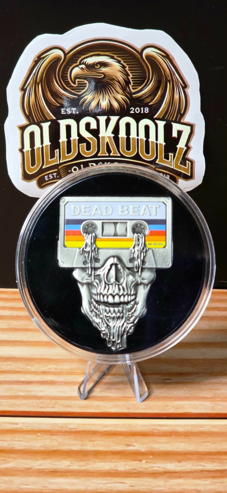 2026 DEAD BEAT 30g Base Metal Coin ~  1$ Republic Of Liberia