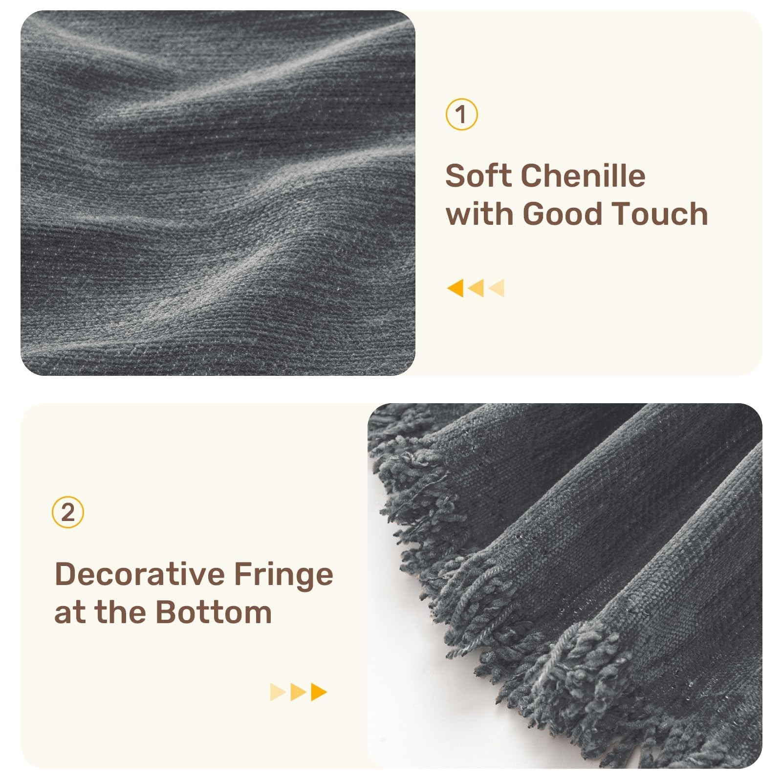 Sectional Couch Covers, 2 Pieces Washable L Shaped Couch Covers Sofa Blanket ...