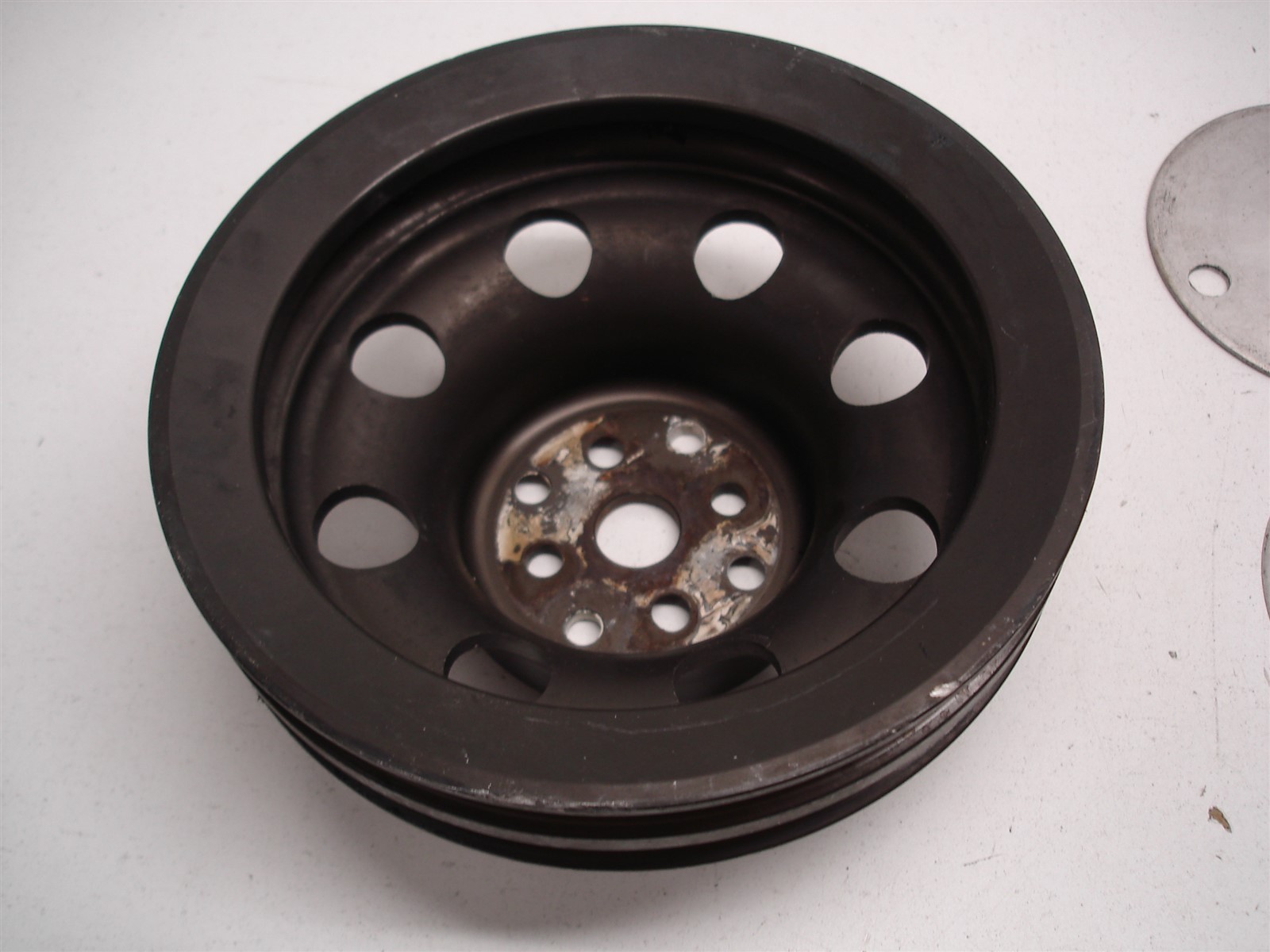 NASCAR CV PRODUCTS BILLET ALUMINUM DUAL V-BELT WATER PUMP PULLEY SET W/ SHEAVES