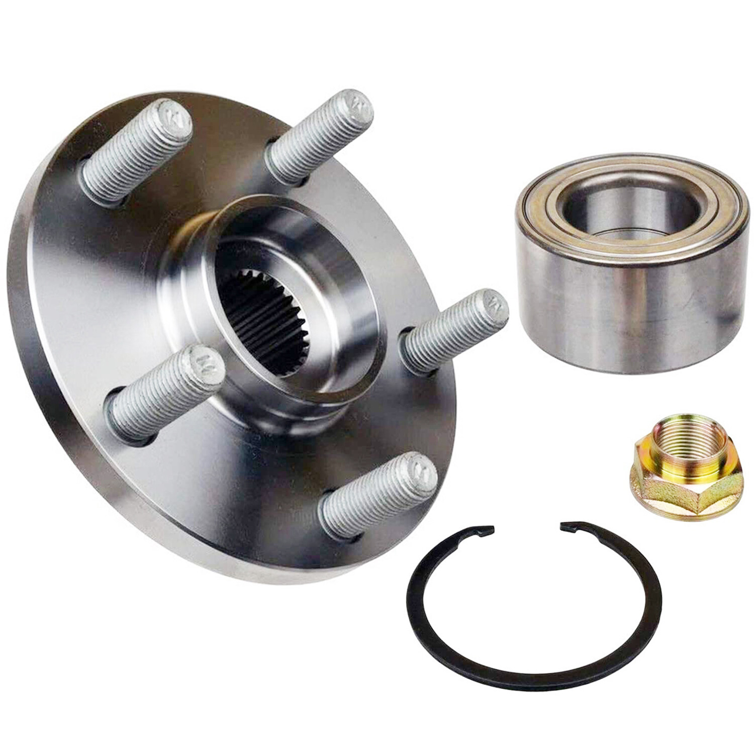 2PC Front Wheel Hub Bearing For 2003-2018 Toyota Corolla 2003-2013 Matrix Celica