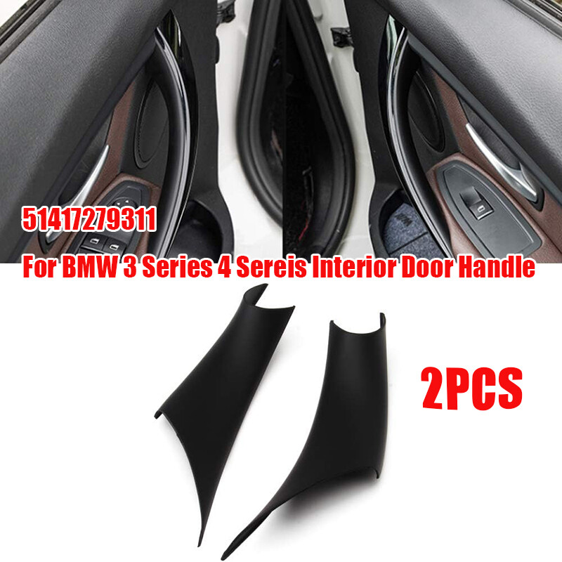 Inner Door Handle Trim Panel Pull Cover for BMW 3 4 Series F30 F31 F32 F36 L+R