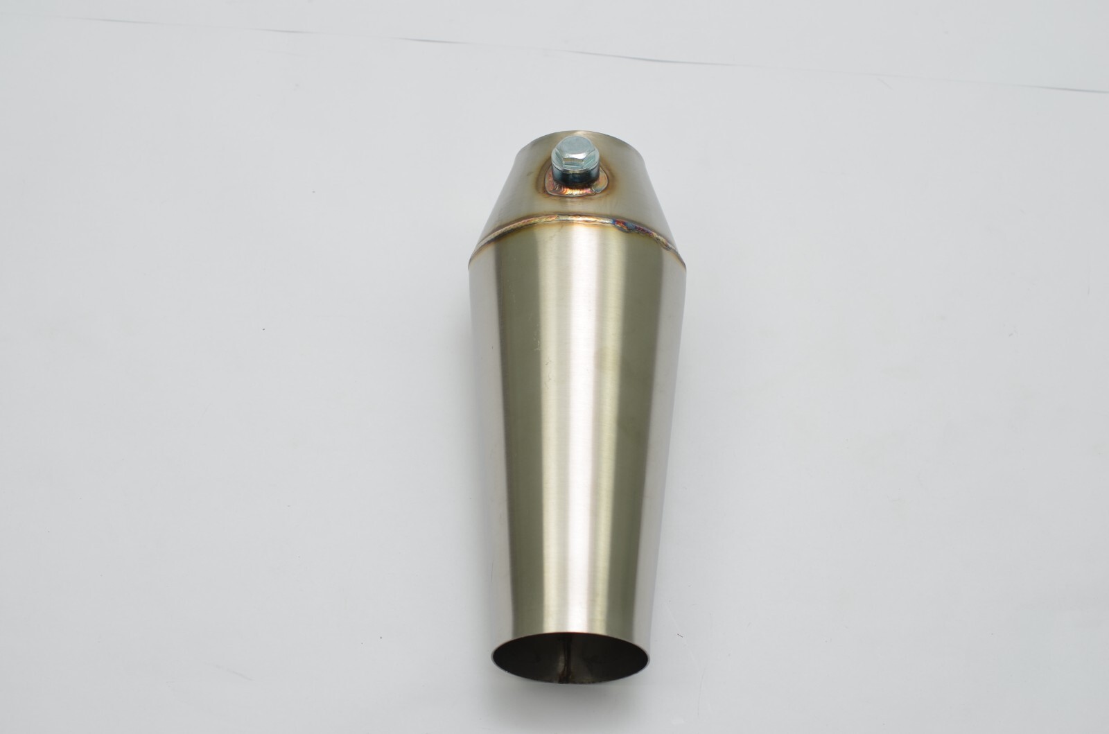 1320 Performance 3 inch megaphone Stainless Reverse Cone collector & o2 bung V1