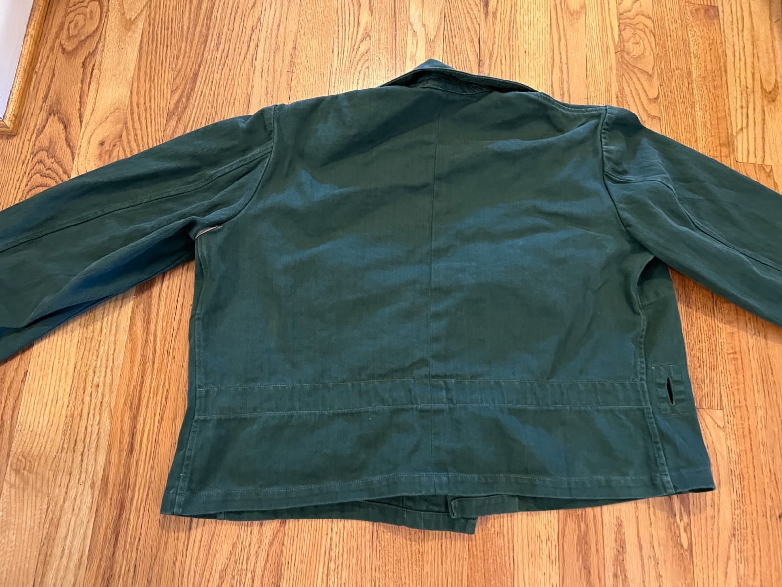 WWII German Heer Panzer Summer Wrap Large/XL Green Cotton Twill Reproduction?