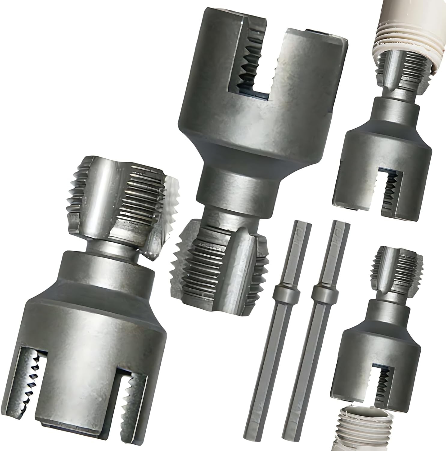 Integrated Internal&External Pipe Threading Tool, Dual-Function Pipe Thread Tool