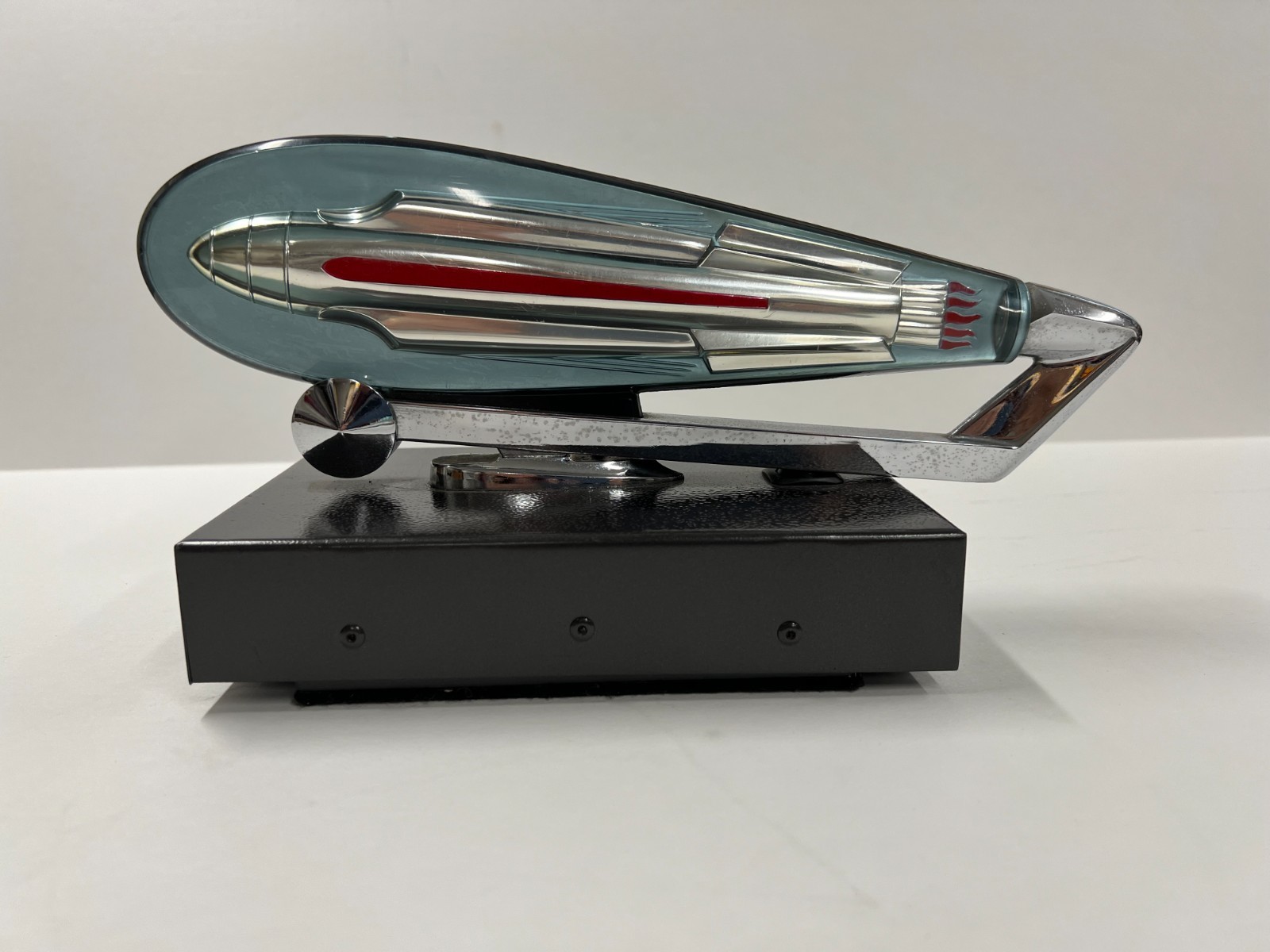 Aftermarket 1950’s Illuminated Rocket Ship Hood Ornament