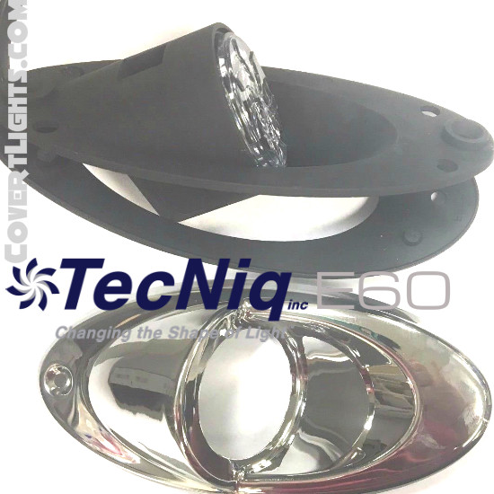 1 PAIR Marine Boat LED Recessed Mount High Output Docking Light 2000 Lumens Each