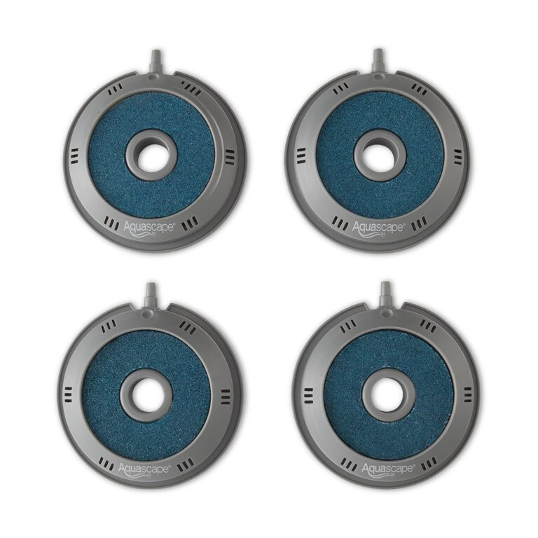 4 Universal Replacement Air Stone for Pond/Aquarium aeration-discs