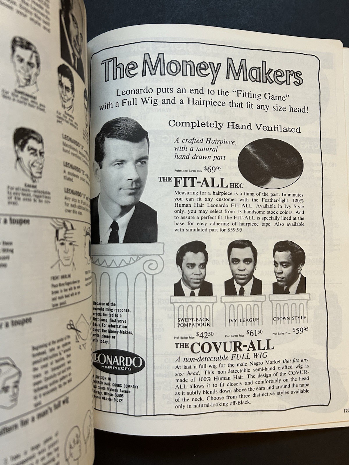 Chicago Hair Goods Catalog SALON Includes African American WIGS Ultra-Sheen