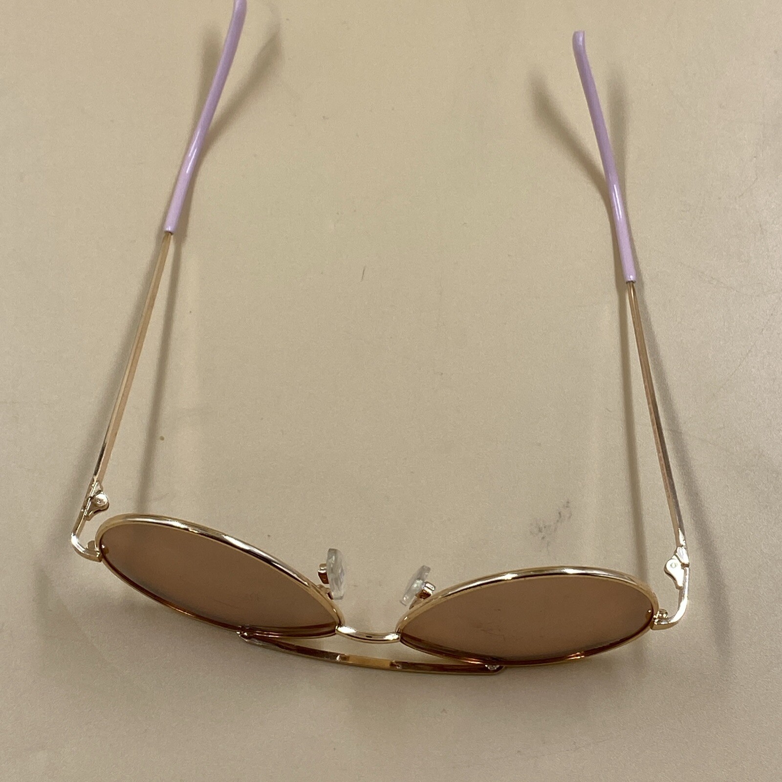 The Gap Rose Gold Aviator Sunglasses/ Pink Lenses / Used