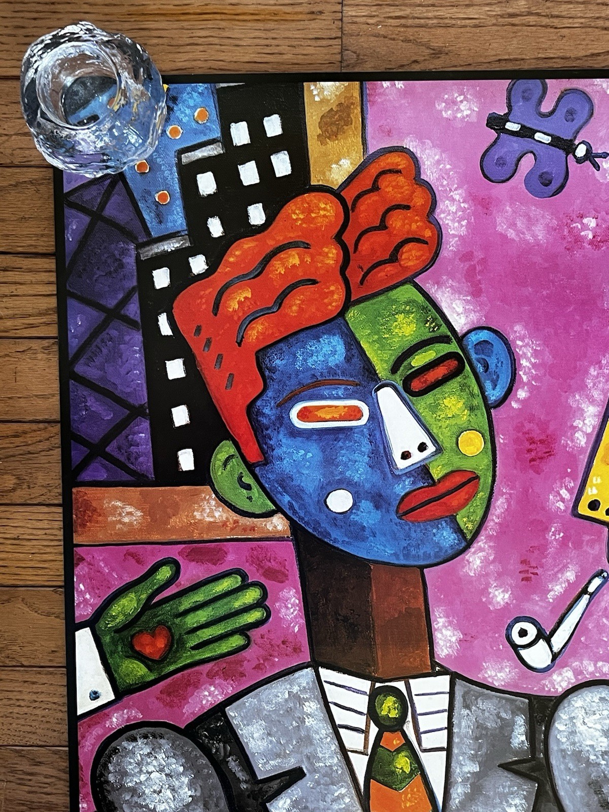 Vintage Original 1989 Chicago Blues Festival Poster Held In Grant Park